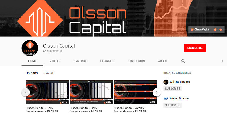 Olsson Capital YouTube Page